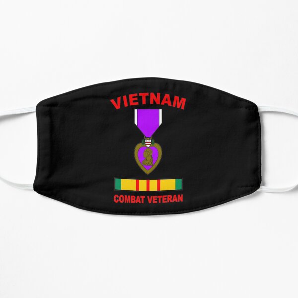 Purple Heart Vietnam Veteran Flat Mask