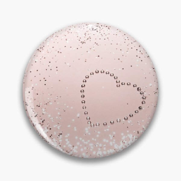 Item preview, ROSE GOLD Glam Heart #5 (Photo of Glitter Only - Not Reflective) designed and sold by Anita's & Bella's Art.