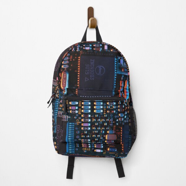Computer Hardware Motherboard Mainboard On Shirts Bags And Gadgets Backpack