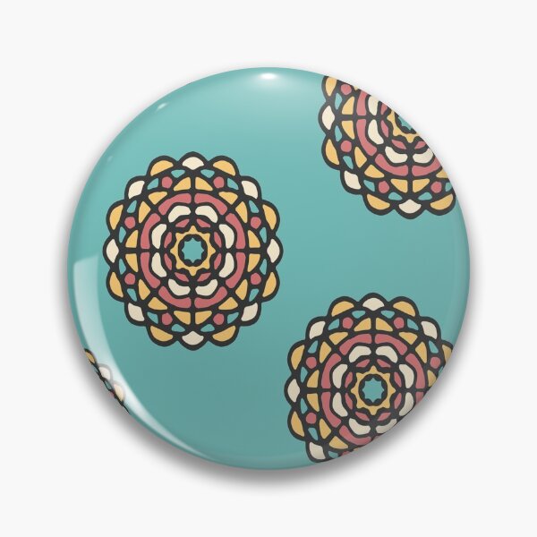 Item preview, Blue and green Flower pattern designed and sold by Mirnamar.