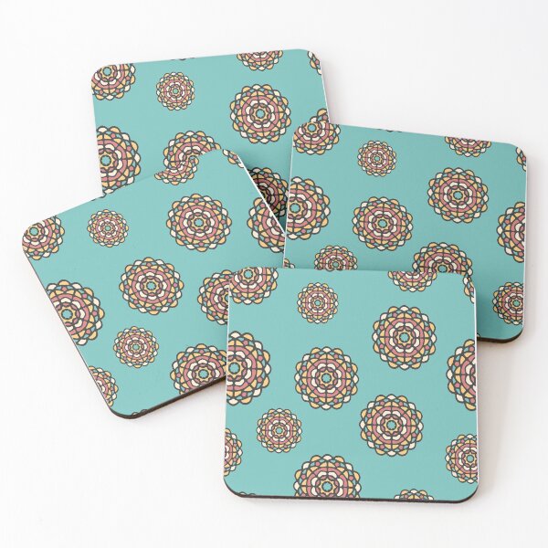 Item preview, Blue and green Flower pattern designed and sold by Mirnamar.