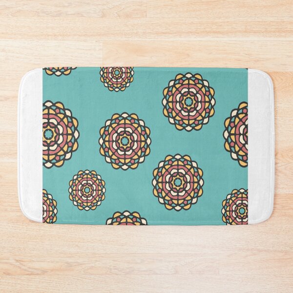 Item preview, Blue and green Flower pattern designed and sold by Mirnamar.
