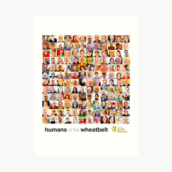 Humans of the Wheatbelt v7 Art Print