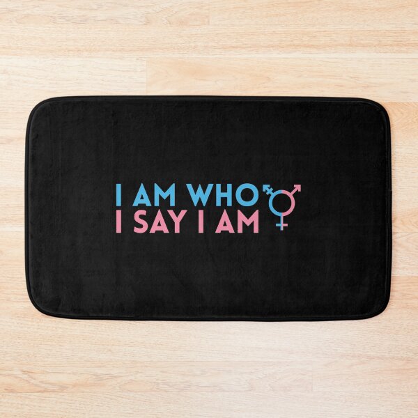 Item preview, I Am Who I Say Am Trans Pride Flag Transgender product designed and sold by jakehughes2015.