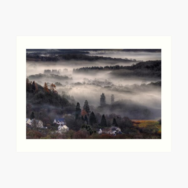 Aberfoyle Mist Art Print
