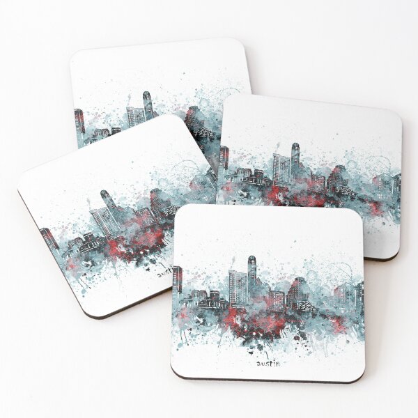 Item preview, austin skyline designed and sold by BekimART2.