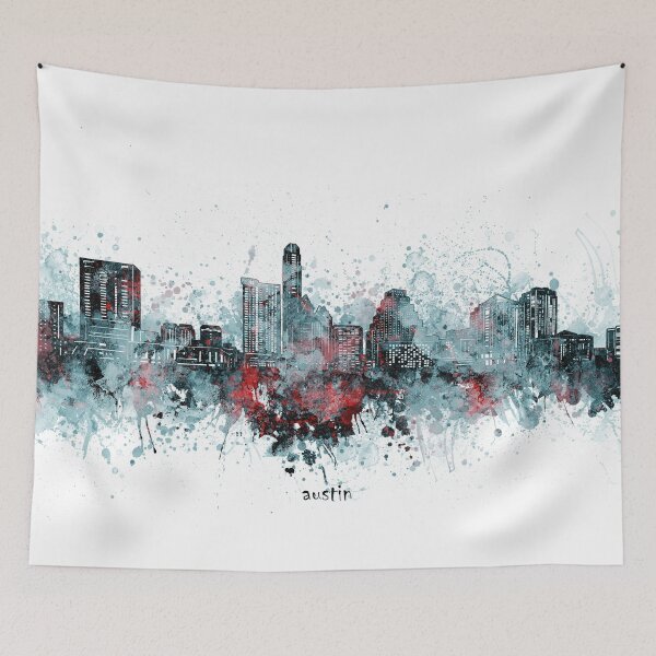 Item preview, austin skyline designed and sold by BekimART2.