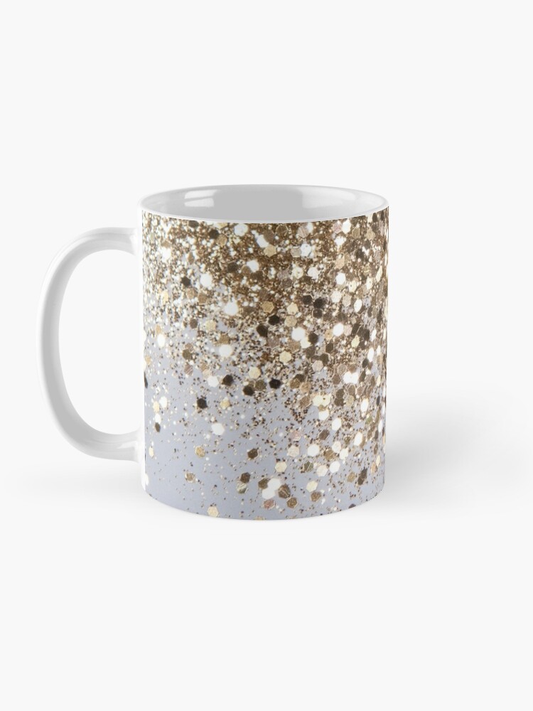 Dark Purple faux shiny glitter sparkles Coffee Mug