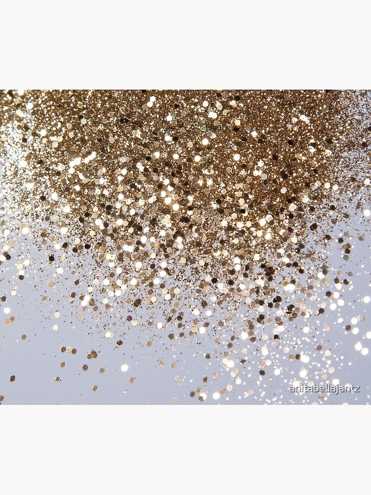 Sparkling Champagne Gold Glitter Glam #1 (Faux Glitter) #shiny #decor #art by anitabellajantz