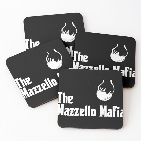 Item preview, The Mazzello Mafia Baseball logo WHITE designed and sold by The Mazzello Mafia (We are Joe Mazzello fans.).