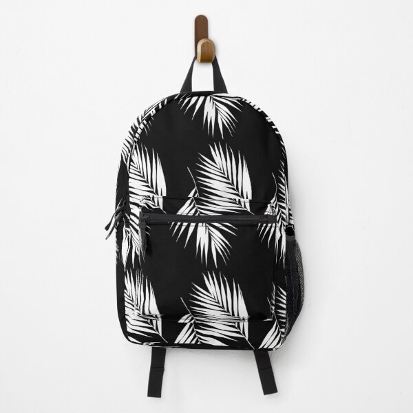 Item preview, Palm Leaves Pattern #9 #White #Black #decor #art designed and sold by Anita's & Bella's Art.