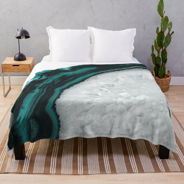 Aperçu de l'œuvre Teal Agate Glam # 1 #gem #decor #art créée et vendue par Anita's & Bella's Art.