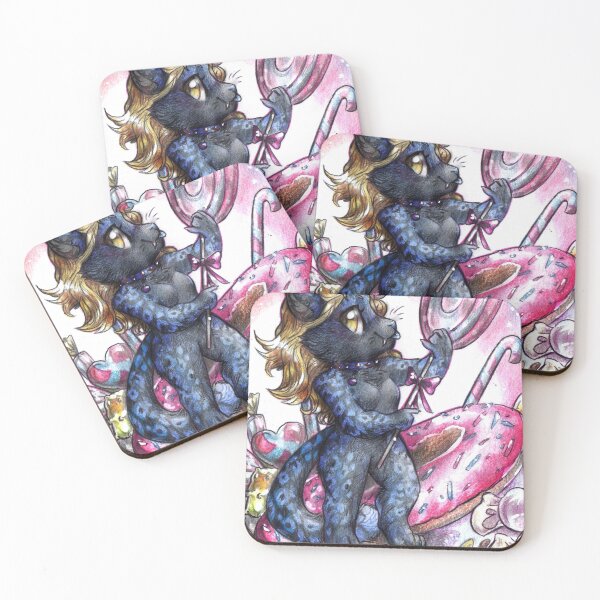 Item preview, Candies... and a blue leopard designed and sold by Furiarossa.
