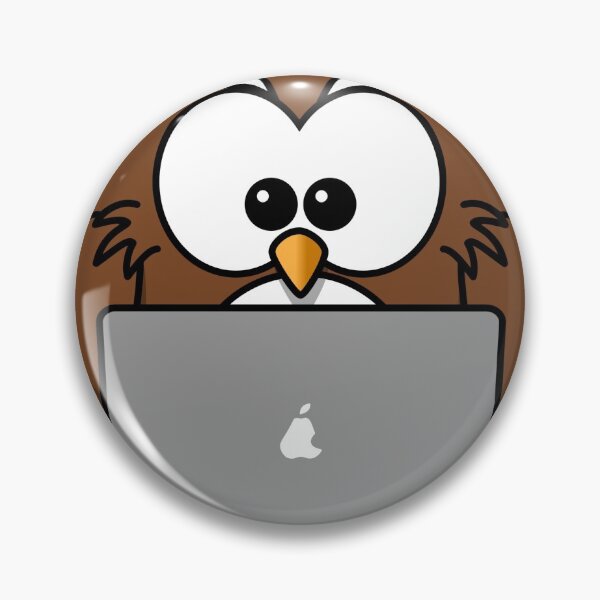 Item preview, Owl with laptop designed and sold by dplachkinova.