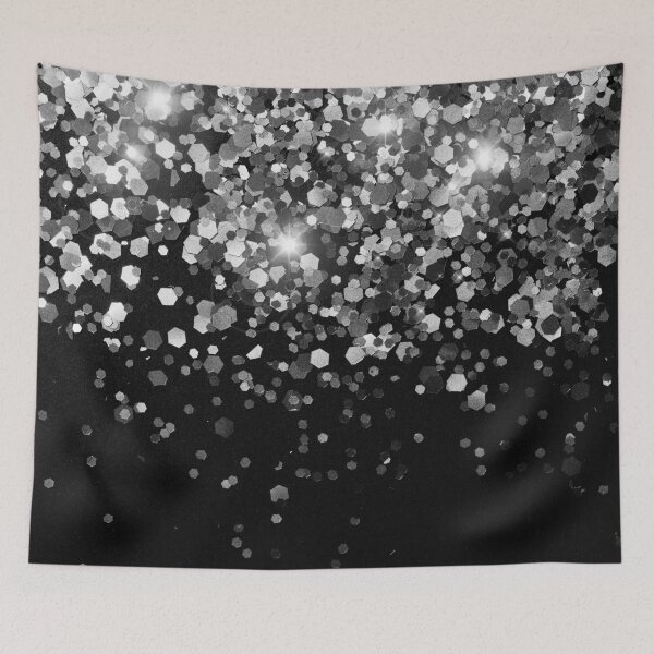 Item preview, Silver Gray Black Glam #3 (Photo of Glitter Only - Not Reflective) designed and sold by Anita's & Bella's Art.
