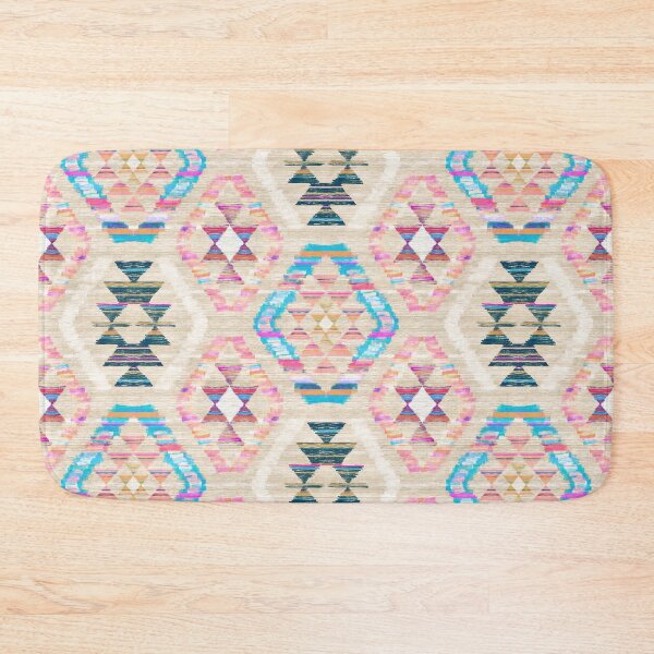 Item preview, Woven Textured Pastel Kilim Pattern designed and sold by micklyn.
