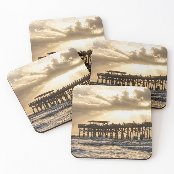 Item preview, Light Above Cocoa Beach Pier designed and sold by mljdwhite.