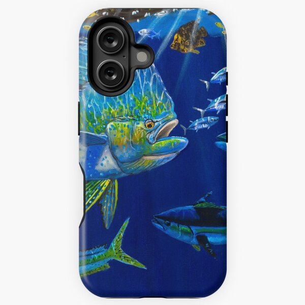 Vista previa del artículo con la obra «El paraíso de los peces de caza», diseñado y vendido por Carey Chen.