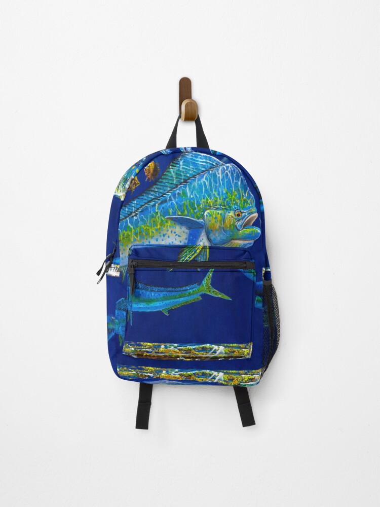 Imagen 1 de 3, Mochila con la obra El paraíso de los peces de caza, diseñada y vendida por Bluemarlin.
