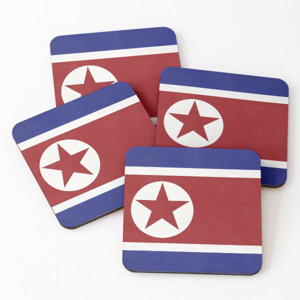 Item preview, North Korea Flag designed and sold by Finding Fortuity.