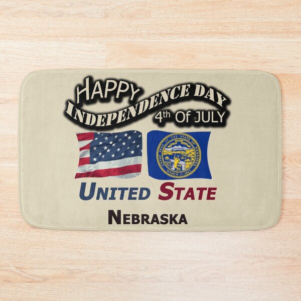 Item preview, Happy Independence Day Nebraska State, Happy 4th Of July Gift, Happy Independence Day USA, Design with Flags for each state in the United States. designed and sold by roji-world-shop.