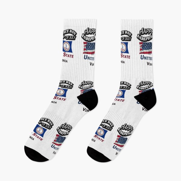Item preview, Happy Independence Day Virginia State, Happy 4th Of July Gift, Happy Independence Day USA, Design with Flags for each state in the United States. designed and sold by roji-world-shop.