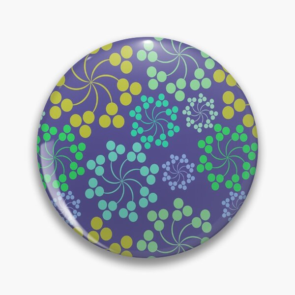 Item preview, Blue and green Flower pattern designed and sold by Mirnamar.