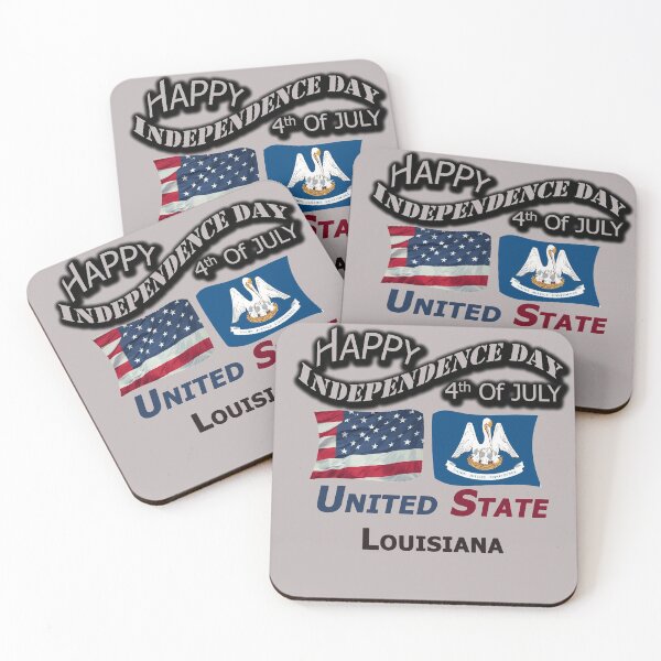 Item preview, Happy Independence Day Louisiana State, Happy 4th Of July Gift, Happy Independence Day USA, Design with Flags for each state in the United States. designed and sold by roji-world-shop.