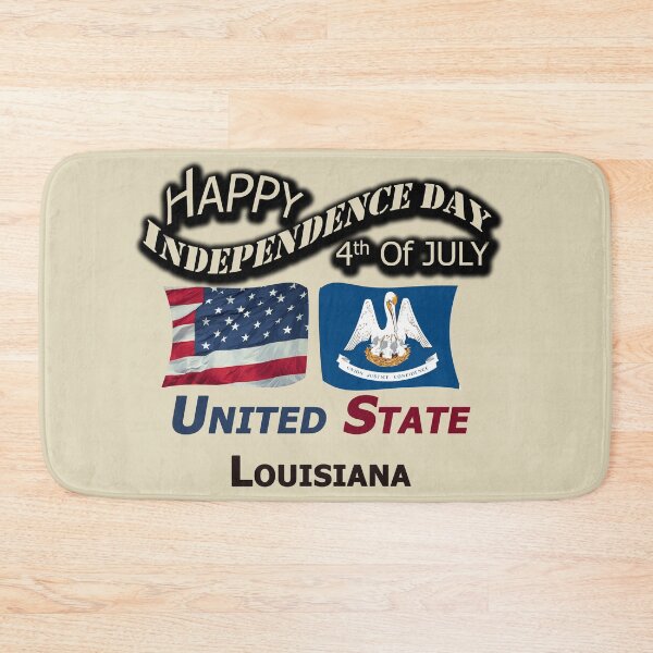 Item preview, Happy Independence Day Louisiana State, Happy 4th Of July Gift, Happy Independence Day USA, Design with Flags for each state in the United States. designed and sold by roji-world-shop.