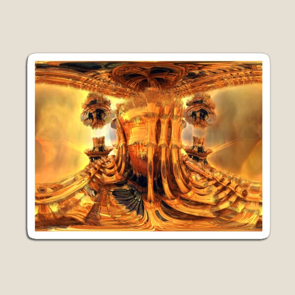 The Quicksand Castle Of Aghadya by Spaced Painter Magnet