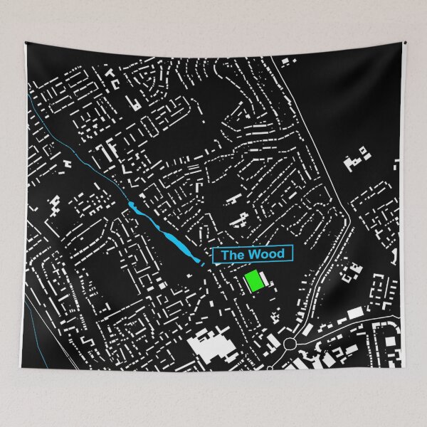 Item preview, Boreham Wood - Meadow Park Stadium Map by stadiamap designed and sold by stadiamap.