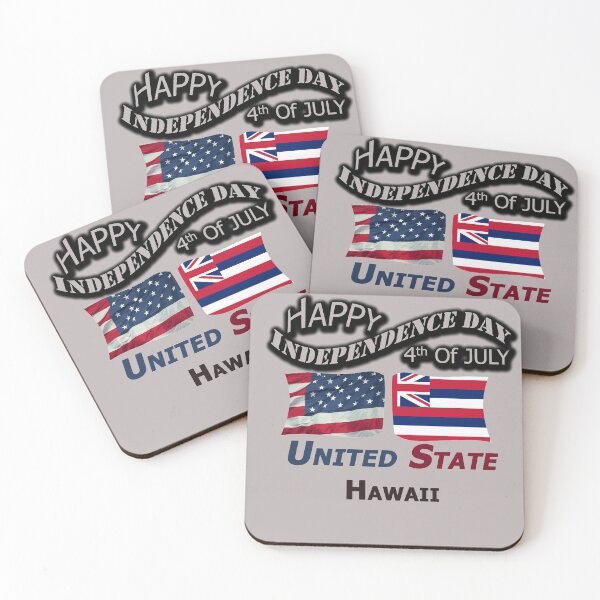 Item preview, Happy Independence Day Hawaii State, Happy 4th Of July Gift, Happy Independence Day USA, Design with Flags for each state in the United States. designed and sold by roji-world-shop.