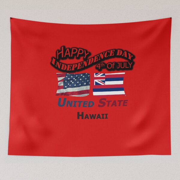 Item preview, Happy Independence Day Hawaii State, Happy 4th Of July Gift, Happy Independence Day USA, Design with Flags for each state in the United States. designed and sold by roji-world-shop.
