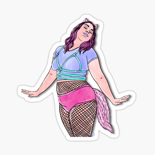 Kinky kitty Sticker