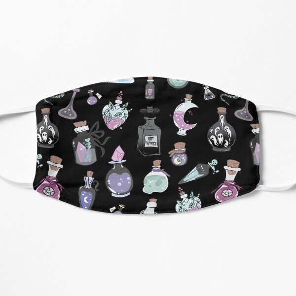 Potion Bottles Flat Mask
