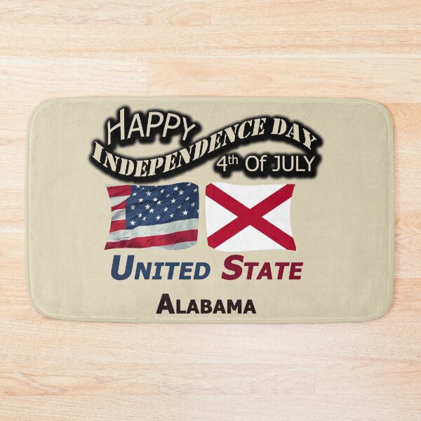 Item preview, Happy Independence Day Alabama State, Happy 4th Of July Gift, Happy Independence Day USA, Design with Flags for each state in the United States. designed and sold by roji-world-shop.