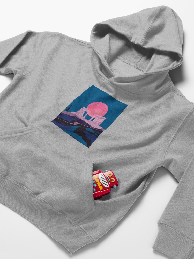 Alternate view of Temple of Poseidon at Sounion Kids Pullover Hoodie