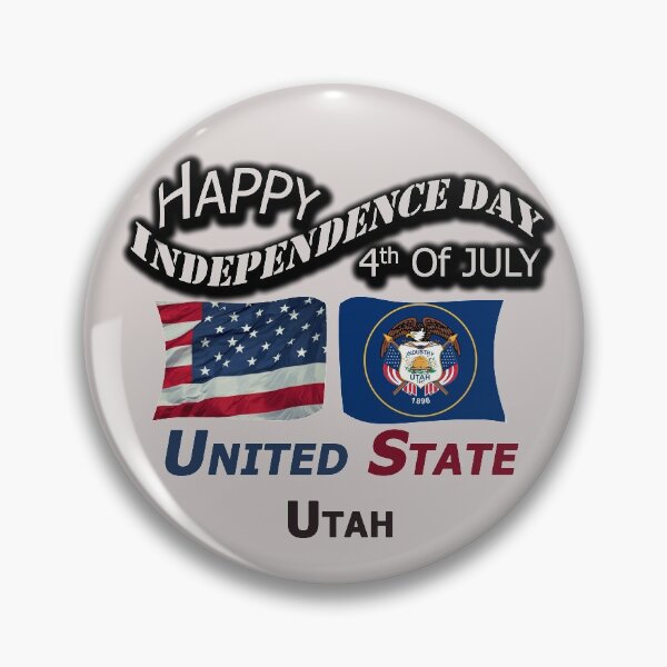 Item preview, Happy Independence Day Utah State, Happy 4th Of July Gift, Happy Independence Day USA, Design with Flags for each state in the United States. designed and sold by roji-world-shop.