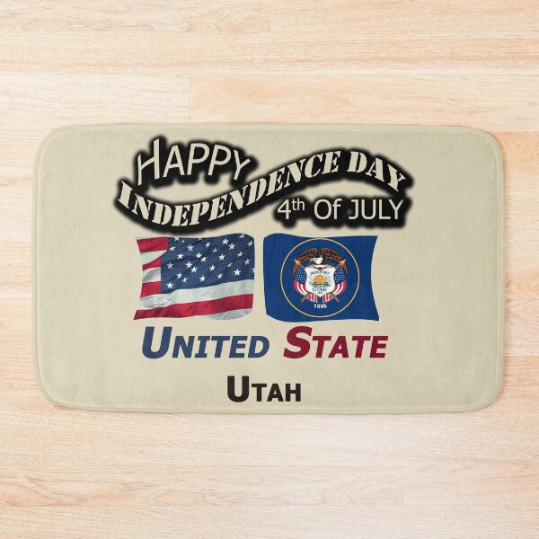 Item preview, Happy Independence Day Utah State, Happy 4th Of July Gift, Happy Independence Day USA, Design with Flags for each state in the United States. designed and sold by roji-world-shop.