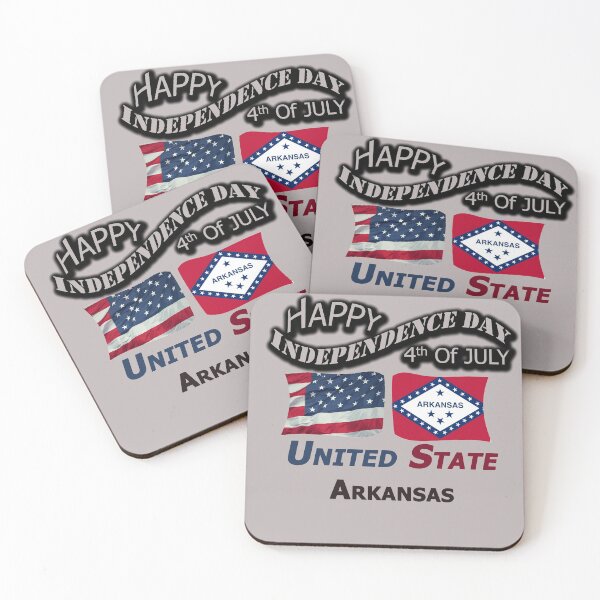 Item preview, Happy Independence Day Arkansas State, Happy 4th Of July Gift, Happy Independence Day USA, Design with Flags for each state in the United States. designed and sold by roji-world-shop.