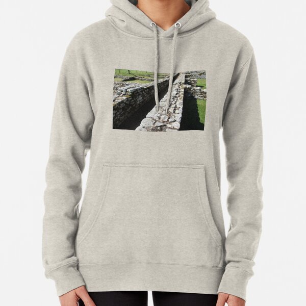 Merch #84 -- Rocks And Bricks - Shot 6 (Hadrian's Wall) Pullover Hoodie