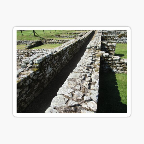 Merch #84 -- Rocks And Bricks - Shot 6 (Hadrian's Wall) Sticker