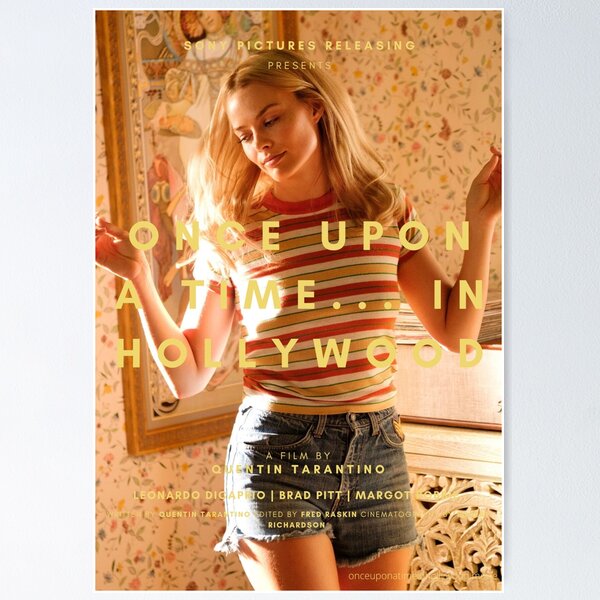 Item preview, EINMAL IM HOLLYWOOD MARGOT ROBBIE POSTER designed and sold by mikceys.