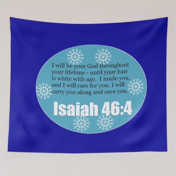 Item preview, Isaiah 46:4 Bible Journal Scripture Verse  designed and sold by CrushOnCovers.