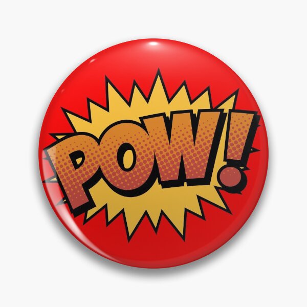 Item preview, POW! Superhero Comic Book Bubble - onomatopoeia designed and sold by Kristina Gale.