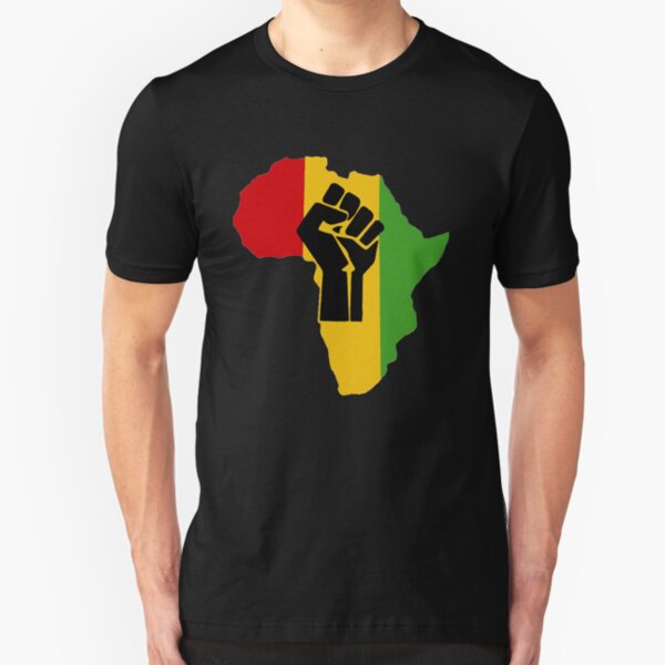 Africa Power Slim Fit T-Shirt