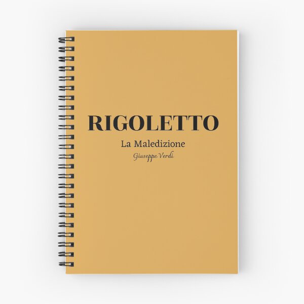 Item preview, Rigoletto by Giuseppe Verdi designed and sold by MusicWonderland.