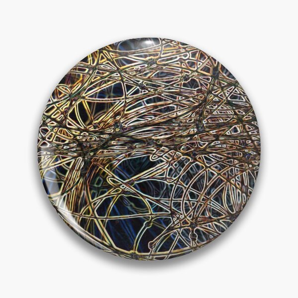Item preview, Abstract Dark Mesh of Glow Strings designed and sold by badlydrawnbabe.