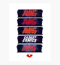 Caskets Comics Logo Photographic Print