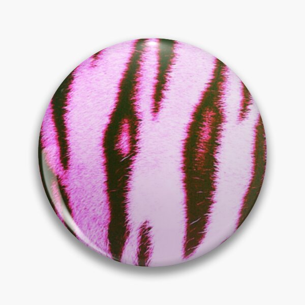 Item preview, Tiger print fur effect pink stripes faux animal prints designed and sold by Julieford.